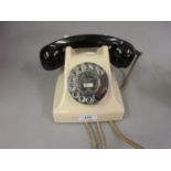 1950's G.E.C. two colour Bakelite telephone