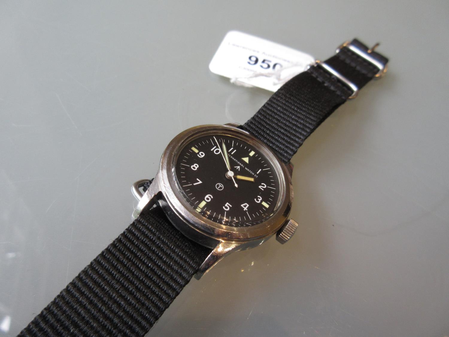Rare International Watch Co., I.W.C. Mark 11, British Military issue wristwatch, circa 1948, the - Image 3 of 10