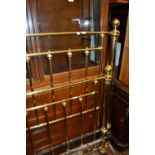 Reproduction brass king size bedstead