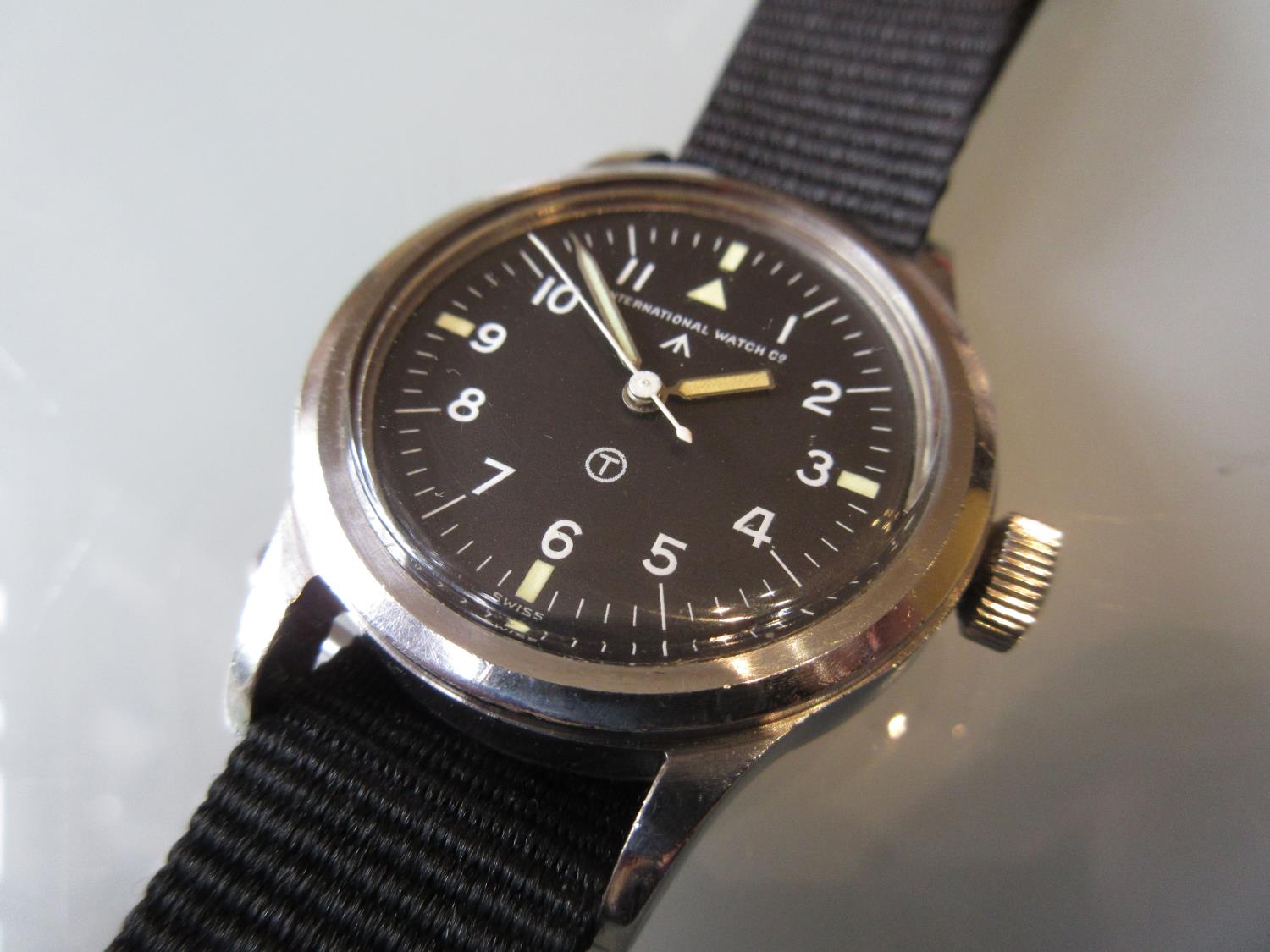 Rare International Watch Co., I.W.C. Mark 11, British Military issue wristwatch, circa 1948, the - Image 2 of 10