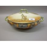 Royal Doulton Dickens ware covered tureen, Mr Micawber