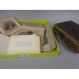 Victorian photograph album together with a quantity of additional loose photographs