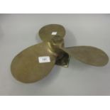 Ship's brass propeller