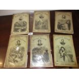 Group of six 19th Century ' People's Edition Dick's English Novels Magazines '
