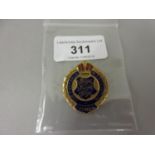 9ct Gold and enamel Football Association Council badge, season 1935 / 36