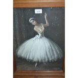 Severino Trematore, pastel study of a ballerina, dated 1937