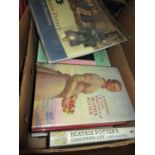 Box containing a quantity of Beatrix Potter related books