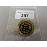 9ct Gold and enamel Football Association Council badge, season 1913 / 14