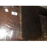17th Century leather bound volume, John Barclay ' His Argenis Latin to English translation,