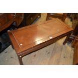 Chinese rectangular hardwood coffee table