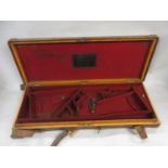 James Purdy and Son, 19th Century leather covered shot gun case together with an Atkins 19th Century