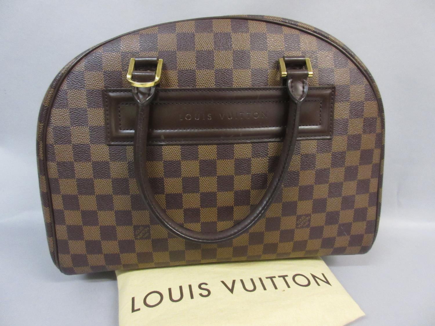 Louis Vuitton Nolita Ebene Damier handbag, complete with dust bag