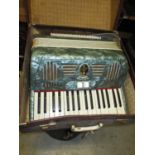 Galantis piano accordion in fitted case