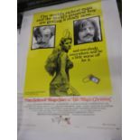 1970's linen backed film poster, ' The Magic Christian ', 41ins x 27ins, together with a smaller