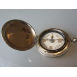 Early 20th Century nickel plated compass (at fault)