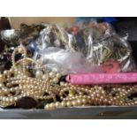 Quantity of various costume jewellery