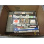 Box containing a quantity of mainly French loose stamps, approximately 1000 plus, mint and used