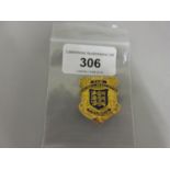 9ct Gold and enamel Football Association Council badge, season 1929 / 30