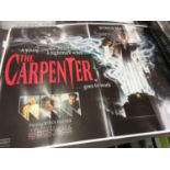 Quantity of movie posters including: ' The Fly ' and ' The Carpenter '