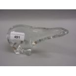 Royal Krona Swedish glass figure of a polar bear