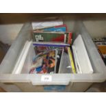 Quantity of various comics and albums, the comics including: Spiderman - new collector's issue No.