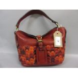 Small red leather Mulberry handbag