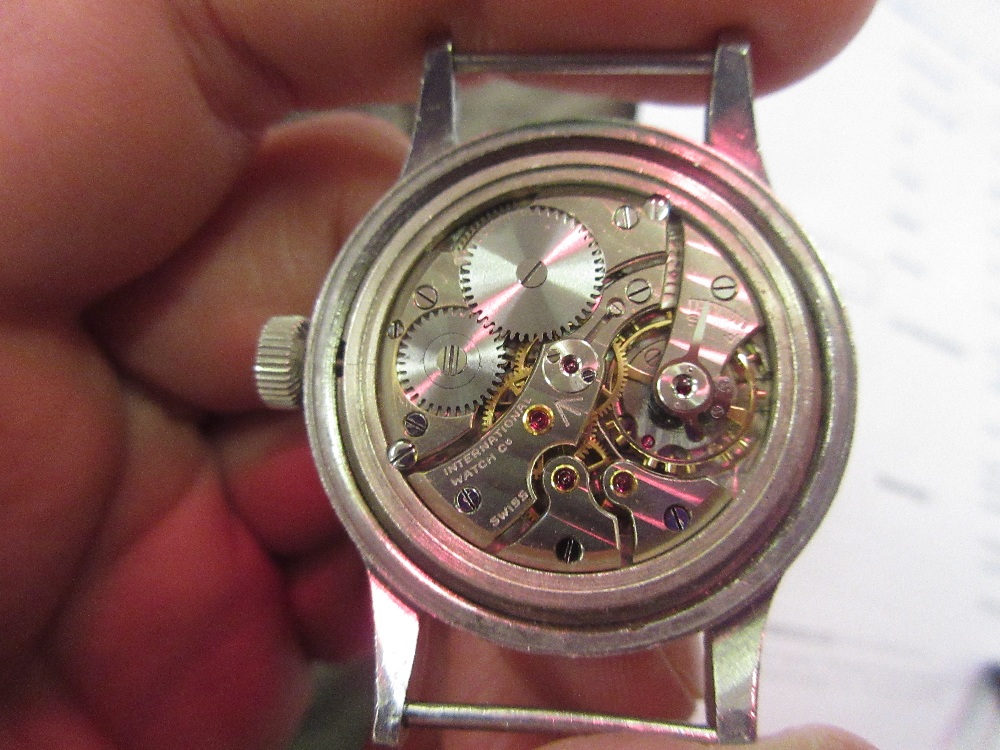 Rare International Watch Co., I.W.C. Mark 11, British Military issue wristwatch, circa 1948, the - Image 6 of 10