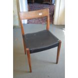 Troueds Bjarnum, Sweden, set of six teak dining chairs