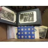 Album of postcards together with a large quantity of loose postcards