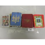 Two packs of Worshipful Company playing cards, 1899 and 1922