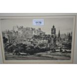 Grainger Smith, etching, Limited Edition 1 of 50 from The Carlton, Edinburgh, signed in pencil by