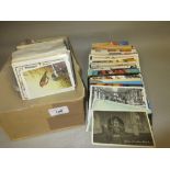 Box of various 20th Century postcards