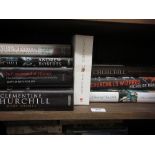 Seven volumes, Churchill related