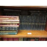 Part set soft leather bound volumes, ' John Galsworthy ' together with a quantity of other soft