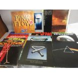 Small quantity of long playing vinyl records including Pink Floyd and Mike Oldfield