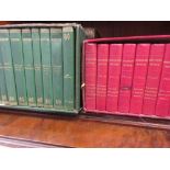 Two boxed sets of miniature volumes, ' Tennyson and Shakespeare's Works '