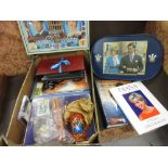 Quantity of Charles and Diana commemorative ephemera together with a quantity of mainly Royal