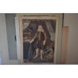 Folder containing six unframed 18th / 19th Century engravings, Bartollozzi and others, portrait of