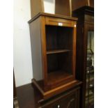 19th Century walnut bedside cabinet (lacking door)