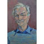 John Blandy, 20th Century oil on canvas, head and shoulder porrait entitled professor Tim Oliver,