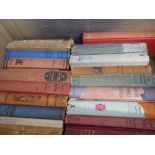 Large quantity of various 19th and 20th Century books in seven boxes