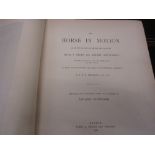 J.D.B. Stillman, one volume ' The Horse in Motion ', published James R. Osgood, Boston, 1882