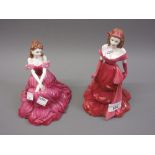 Two Coalport figures of ladies, ' Valerie ' and ' Mary '