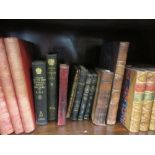 Lord Henry Brogham, set of ten leather bound volumes, ' Speeches ' 1857, together with various other