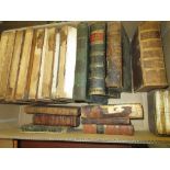 Small quantity of 18th and 19th Century leather bound books to include five volumes, ' History of