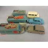 Group of three Corgi boxed model vehicles, 201, 206 and 404