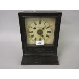German ebonised bracket clock, the enamel dial with Roman numerals inscribed Camerer Kuss, London,