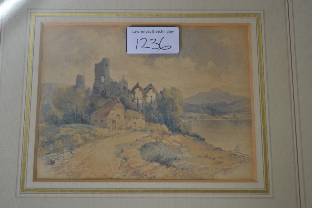 Late 19th/early 20th Century watercolour inscribed verso Killarney and another watercolour view of a - Image 2 of 2