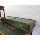 Glazed table top display cabinet