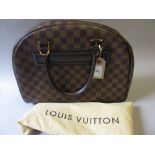 Louis Vuitton Nolita Ebene Damier handbag, complete with dust bag Some wear and scratches to